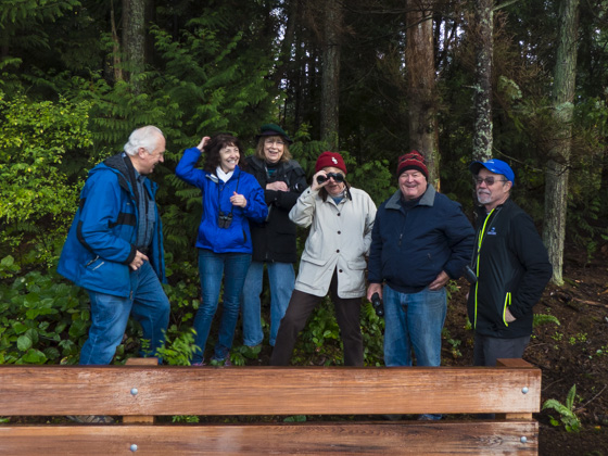 Jim, Gail, Sharon, Karren, Bob and Dave.  Not shown: Bobbie, Jerry and Terry.